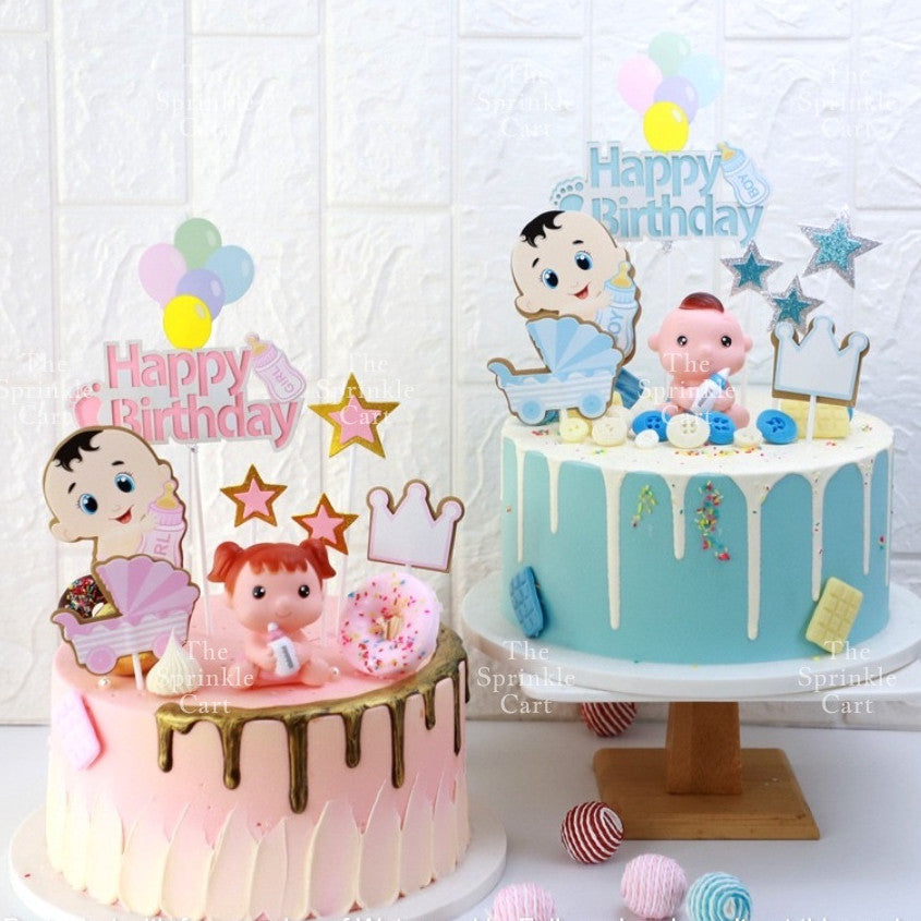Mini Toys Cake Topper Ballerina/Fairy/Bear Balloon/Angel Toys/Grandma Grandpa/Baby Girl Baby Boy TSC