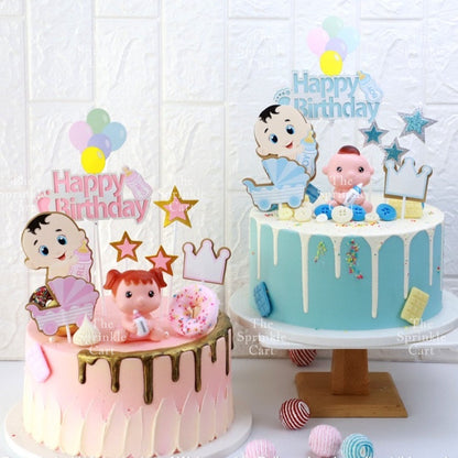 Mini Toys Cake Topper Ballerina/Fairy/Bear Balloon/Angel Toys/Grandma Grandpa/Baby Girl Baby Boy TSC