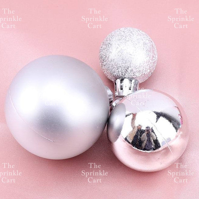 Balls Cake Topper Gold Silver Red Pink Blue Decoration Birthday Party TSC