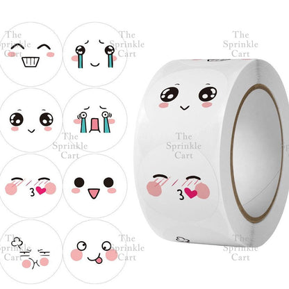 Self-adhesive Round Square Sticker and Sticky Tape Packaging TSC