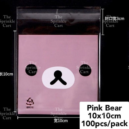 Cookie Packaging OPP Plastic Bag Halloween Christmas Pastry Bag Transparent Cookie Plastic Bag