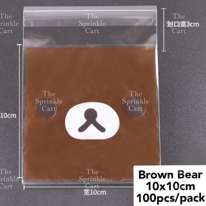 Cookie Packaging OPP Plastic Bag Halloween Christmas Pastry Bag Transparent Cookie Plastic Bag