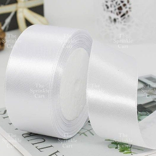 4cm Plain Satin Ribbon Gift Roll Packaging DIY Birthday Party Decoration TSC