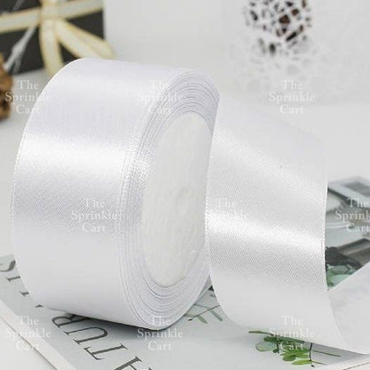4cm Plain Satin Ribbon Gift Roll Packaging DIY Birthday Party Decoration TSC