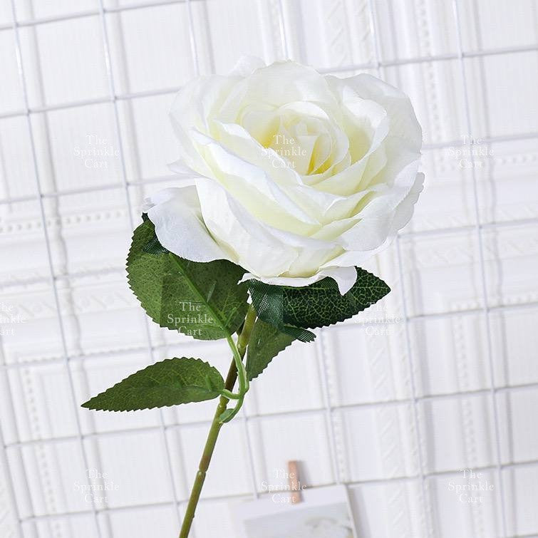 Artificial Flowers Rose Peony Tulip Lavender Vanilla Daisy Sunflower Tropical Leaf Cake Decoration