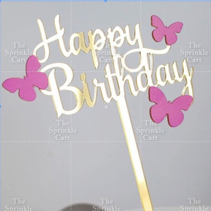 Leaf Fan Cake Toppers Paper Folding Butterfly Paper Topper Mini Paper Fan Round Cake Decoration