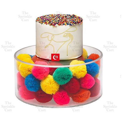 Acrylic Transparent Cake Separator Fillable Cake Spacer Decoration TSC