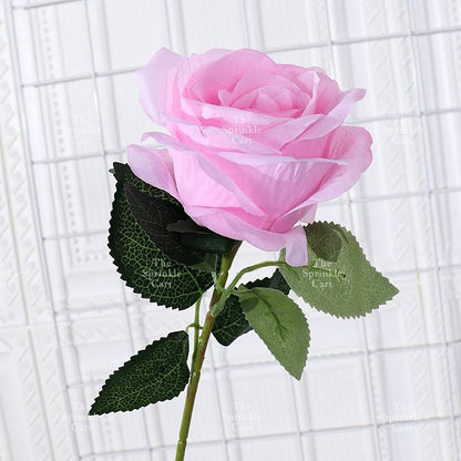 Artificial Flowers Rose Peony Tulip Lavender Vanilla Daisy Sunflower Tropical Leaf Cake Decoration