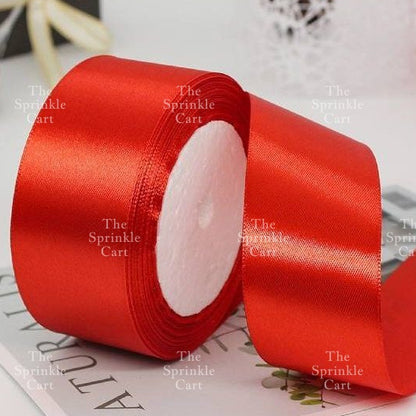 Colored Satin / Glitter Gold Silver Ribbon 23meters