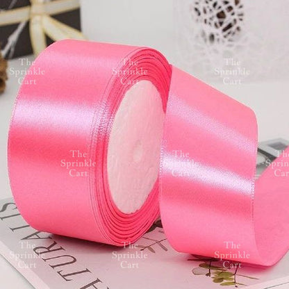 Colored Satin / Glitter Gold Silver Ribbon 23meters