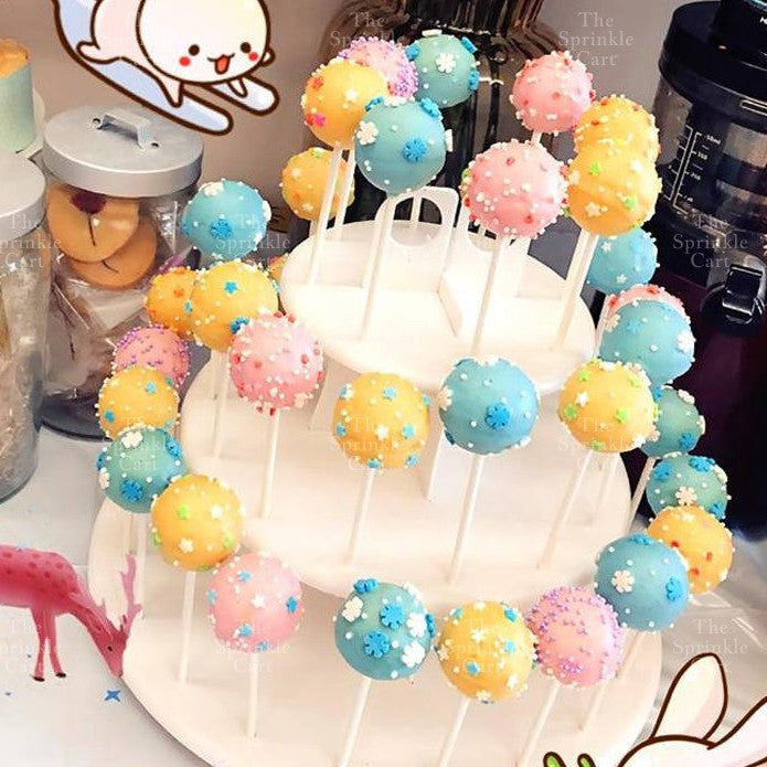 3-Layer Dessert Cupcake Lollipop Cake Pop Holder Stand Birthday Party Supply Wedding Party Supply