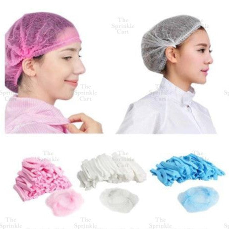 Disposable Hat Non Woven Sterile Elastic Head Adjustable Cap/Surgical Strip Cap Hair Net TSC