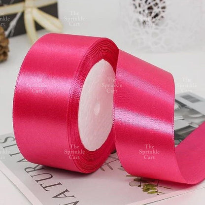 4cm Plain Satin Ribbon Gift Roll Packaging DIY Birthday Party Decoration TSC