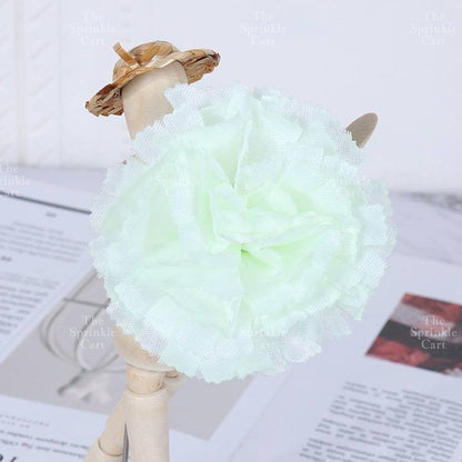 1pc Artificial Flowers Rose Peony Head  Cake Decoration