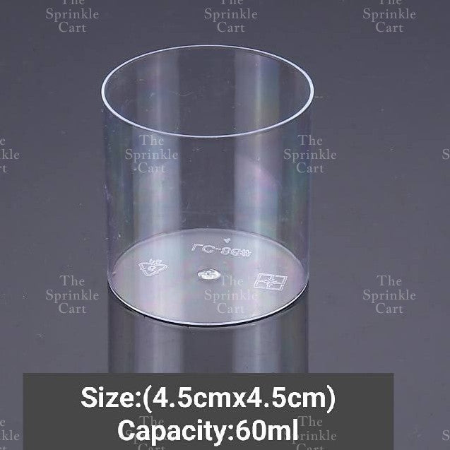 10pcs Transparent Dessert Cups Round Square Dessert Plastic Container Cake Mousse Fruits Packaging