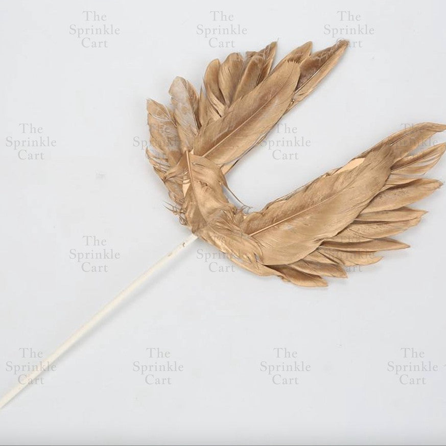 Feather Moon Boat Butterfly Cake Toppers Happy Birthday Cake Topper Party Decoration