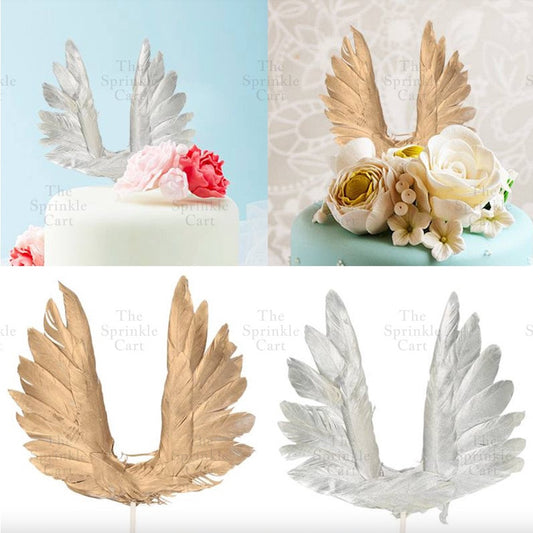 Feather Cake Topper Birthday Decoration TSC