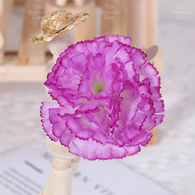1pc Artificial Flowers Rose Peony Head  Cake Decoration