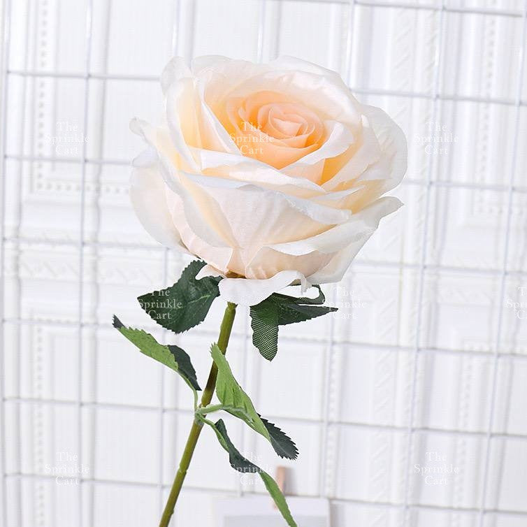 Artificial Flowers Rose Peony Tulip Lavender Vanilla Daisy Sunflower Tropical Leaf Cake Decoration