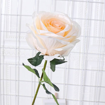 Artificial Flowers Rose Peony Tulip Lavender Vanilla Daisy Sunflower Tropical Leaf Cake Decoration
