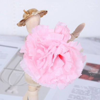 1pc Artificial Flowers Rose Peony Head  Cake Decoration