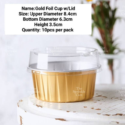 10pcs Transparent Dessert Cups Round Square Dessert Plastic Container Cake Mousse Fruits Packaging