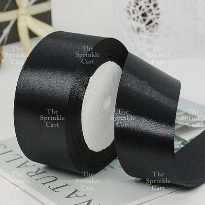 Colored Satin / Glitter Gold Silver Ribbon 23meters