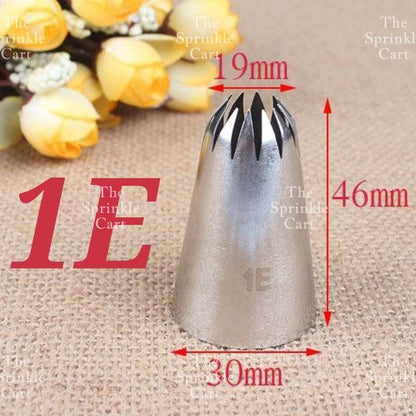 1M 2F 2D 6B 195 Nozzle Tip for Cake Icing Buttercream Pastry Decoration TSC