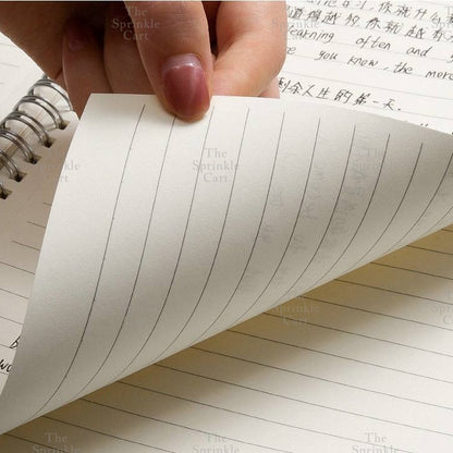 A5/B5 Spiral Colorful Notebook Simple Styled Journal Writing School Office Notes Supplies TSC