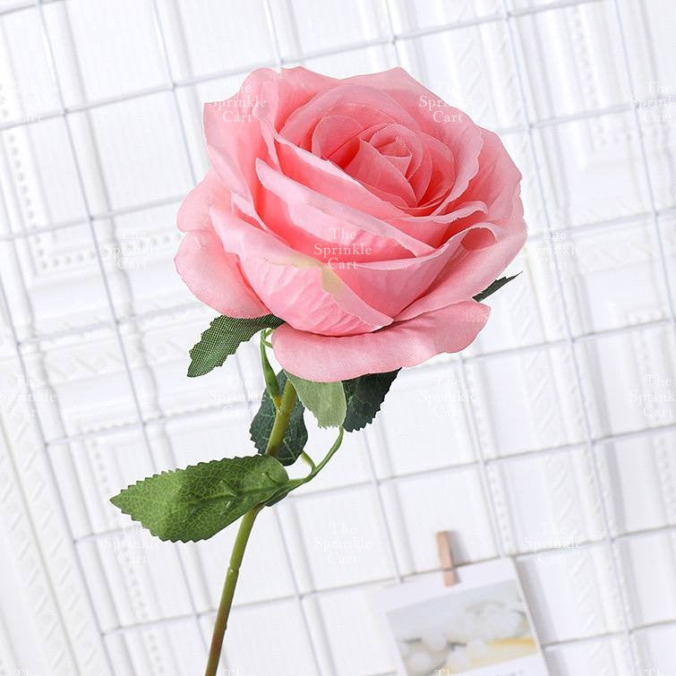 Artificial Flowers Rose Peony Tulip Lavender Vanilla Daisy Sunflower Tropical Leaf Cake Decoration