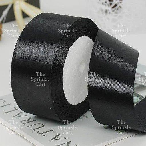 4cm Plain Satin Ribbon Gift Roll Packaging DIY Birthday Party Decoration TSC