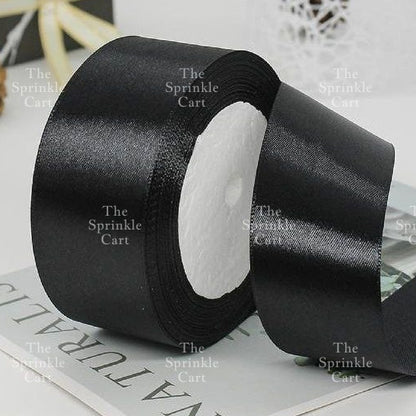 4cm Plain Satin Ribbon Gift Roll Packaging DIY Birthday Party Decoration TSC
