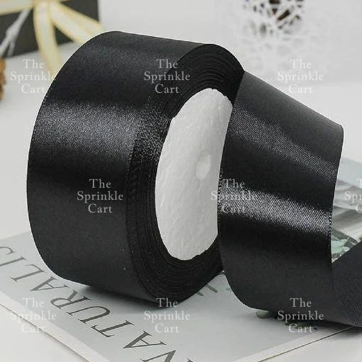 4cm Plain Satin Ribbon Gift Roll Packaging DIY Birthday Party Decoration TSC