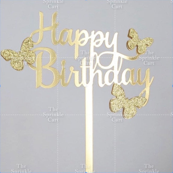 Leaf Fan Cake Toppers Paper Folding Butterfly Paper Topper Mini Paper Fan Round Cake Decoration
