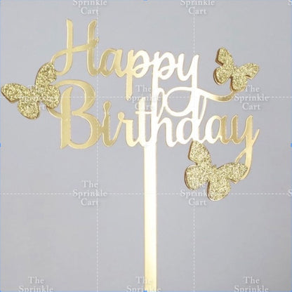 Leaf Fan Cake Toppers Paper Folding Butterfly Paper Topper Mini Paper Fan Round Cake Decoration