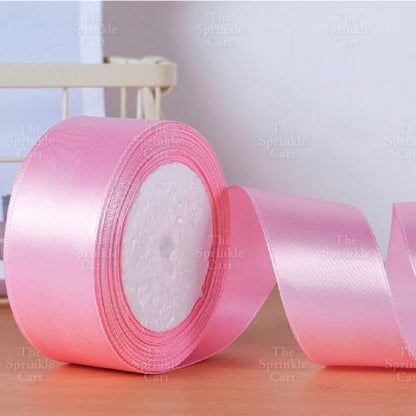 4cm Plain Satin Ribbon Gift Roll Packaging DIY Birthday Party Decoration TSC