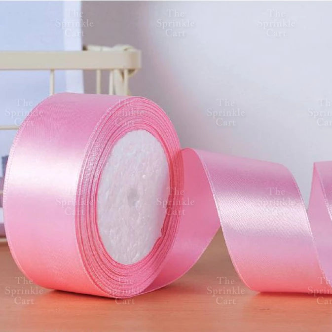 4cm Plain Satin Ribbon Gift Roll Packaging DIY Birthday Party Decoration TSC