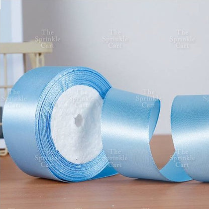 4cm Plain Satin Ribbon Gift Roll Packaging DIY Birthday Party Decoration TSC
