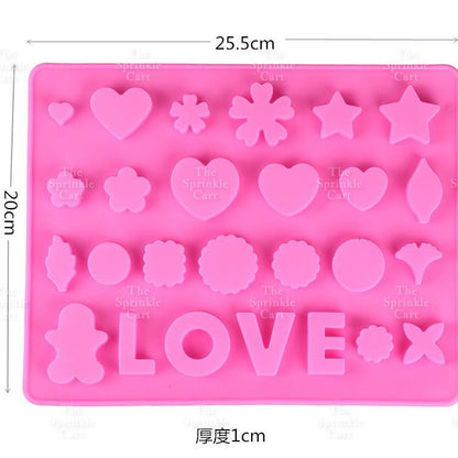[Part 4] Silicone Chocolate Molder Baking Jelly Candy Mold Resin Crafting Decoration Baking Supplies