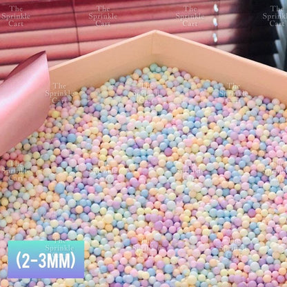 Acrylic Crystal Ball Pastel Styrofoam Balls Colorful Shredded Paper Gift Packaging Fillers DIY
