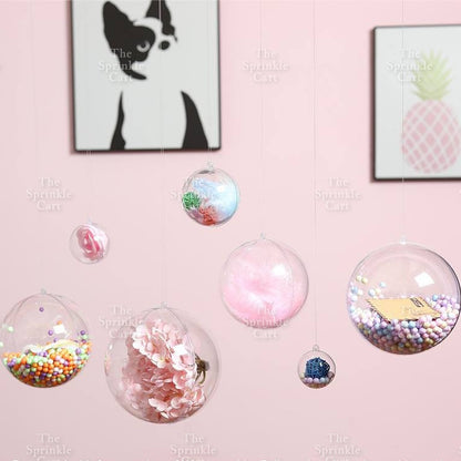 Acrylic Crystal Ball Pastel Styrofoam Balls Colorful Shredded Paper Gift Packaging Fillers DIY