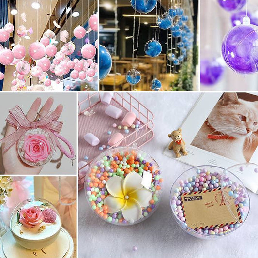 Acrylic Crystal Ball Pastel Styrofoam Balls Colorful Shredded Paper Gift Packaging Fillers DIY