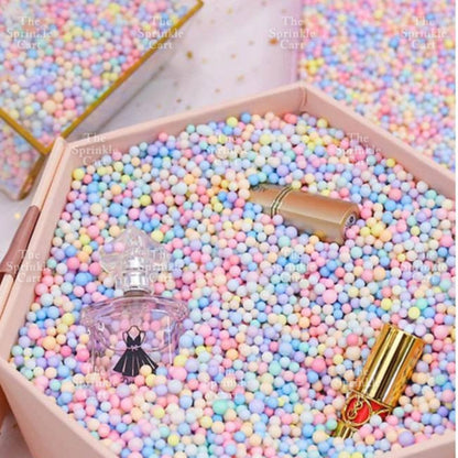 Colorful Shredded Paper Confetti Pastel Styrofoam Raffia Mini Mix Balls DIY Surprise Gift Fillers
