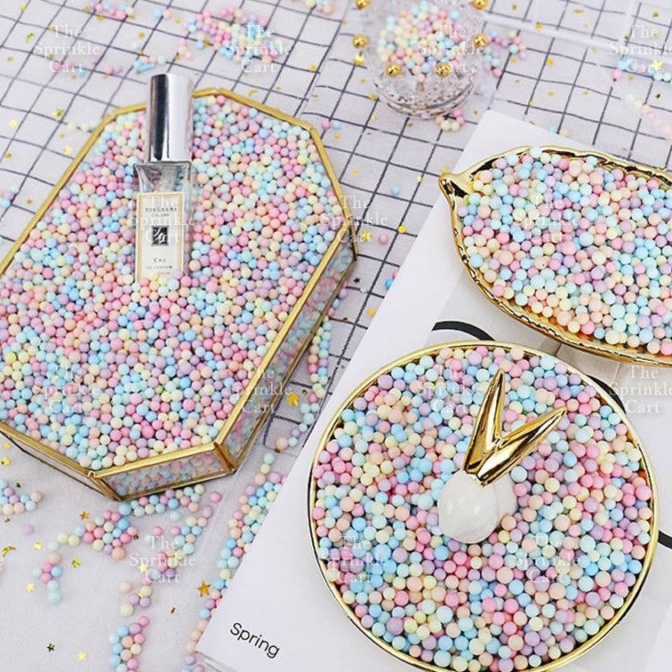 Colorful Shredded Paper Confetti Pastel Styrofoam Raffia Mini Mix Balls DIY Surprise Gift Fillers