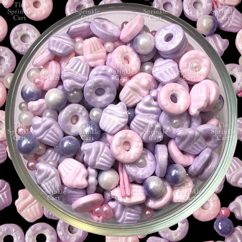 Edible Sprinkle Dragees Luxe Series Metallic Gold Rosegold Matte Pastel 50grams Decoration