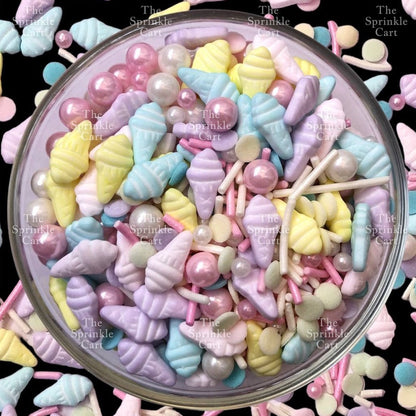 Edible Sprinkle Dragees Luxe Series Metallic Gold Rosegold Matte Pastel 50grams Decoration