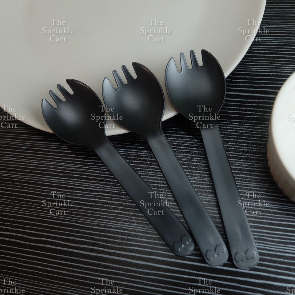 Disposable Dessert plastic Small Taster Spoon Frozen Food Ice Cream Party Supplies TSC