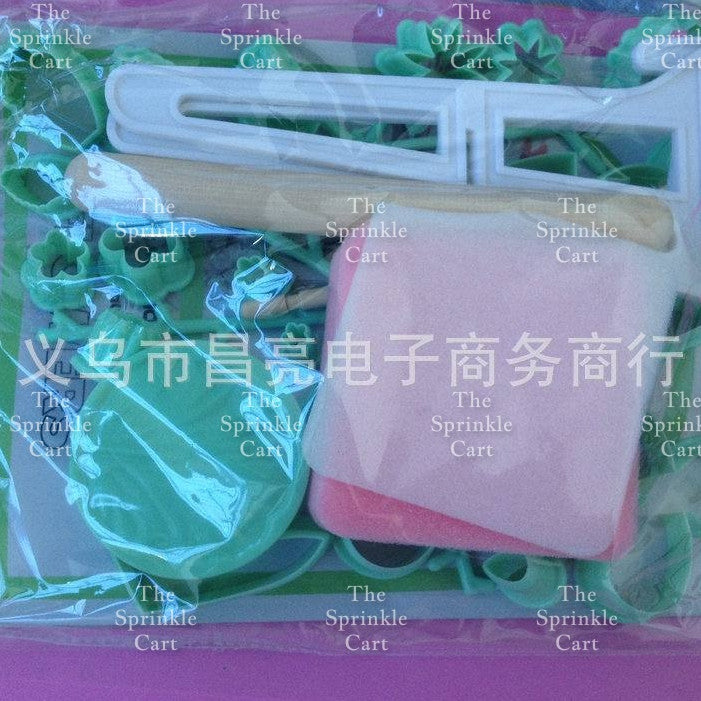 32pcs Set Flower Leaves Cutters for Fondant and Gum Paste Molder DIY Cake Decoration Toppers TSC