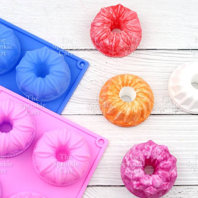 Silicone Doughnut Molder Donut Mold Oven-safe Baking Tools Mini Donut Cake Decor TSC