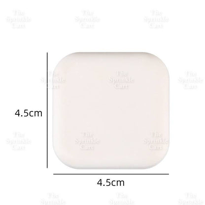 Self-Adhesive Wall Plain Square Cartoon Protector Soft Polymer Door Handle Bumper Guard Stopper TSC